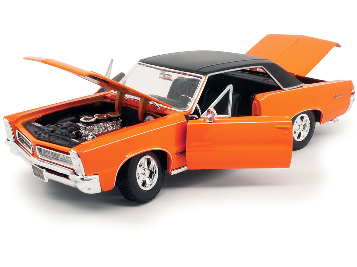 1965 Pontiac GTO Hurst Orange with Black Top and White Stripes