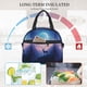 thumbnail image 4 of Disketp Night Sky Elk Lonchera Térmica para Mujer y Hombre, Bolsa de Almuerzo Reutilizable e Impermeable para Trabajo, Viajes y Picnic, 4 of 7