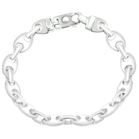 Pompeii Men's Marine Link 14k Gold (45gram) or Platinum (73gram) 9.5mm Bracelet 8.5" (,)