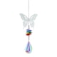 thumbnail image 1 of Campanas de Viento WDOplteas Cristal Cuentas Metal Gota Regalo Verano mariposa, 1 of 7