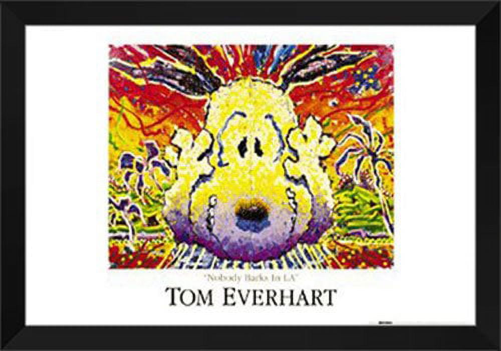 Dog Breath 40x28 Framed Art Print by Everhart, Tom - Walmart.com