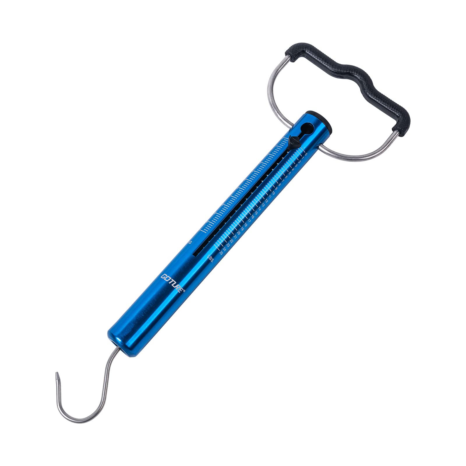 GOTURE Aluminum Tubular Spring Scale, Tube Fishing Scale, Hanging
