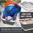thumbnail image 2 of Black and Decker Collapsible Laundry Basket, White & Gray, Adult, 2 of 11