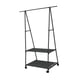 thumbnail image 3 of Perchero con ruedas, estable y resistente, ideal para entrada, guardarropa o dormitorio. Negro, 3 of 9
