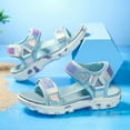 thumbnail image 7 of Sopiago Girls Sandals LED Light Up Shoes for Toddler Girls Adjustable Strap Summer Outdoor Sandals Light Blue,1 (Toddler/Little Kid/Big Kid), 7 of 7