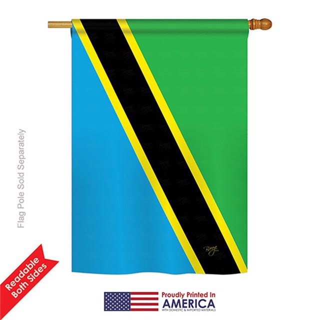 Breeze Decor 08363 Drapeau de la Maison d'Impression Verticale Recto-Verso - 28 x 40 Po.