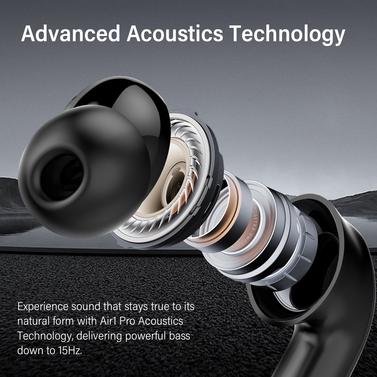 Wireless Earbuds Bluetooth 5.4 Headphone, 48H Deep Bass LED Power Display Earphones with 6 Mic, Clear Call Ear Buds AI Noise Cancelling ,IPX7 Waterproof in-Ear Earbuds for Android IOS