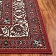 thumbnail image 6 of SAFAVIEH Journey Elfrida Medallion Machine Washable Area Rug, Red/Ivory, 6'7" x 6'7" Square, 6 of 13