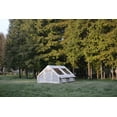 thumbnail image 5 of 9.8x13ft Inflatable Camping Tent with Hand Pump, Easy Setup Waterproof & Windproof 4-Season Oxford Cabin Tent, Mesh & Chimney Window, Family-Sized Glamping Shelter, Beige, 5 of 9