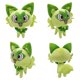 thumbnail image 3 of Juguetes de peluche de dibujos animados Sprigatito Quaxly Muñecos de peluche Regalos de Navidad Sincero Electrónica, 3 of 4