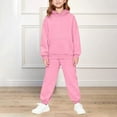thumbnail image 6 of LIJCC Kid Girls 2 Piece Lounge Set Airport Outfits Lounge Hoodie Sweatsuit Sets Oversized Sweatshirt Baggy Comfy Sweatpants with Pockets Fall Fashion Outfits, 6 of 8