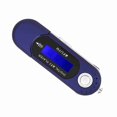 thumbnail image 4 of Reproductor de música portátil MP3 USB con pantalla LCD, radio FM, tarjeta de memoria de voz, color azul, 4 of 14