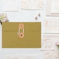 thumbnail image 4 of CIMAXIC Green Kraft Paper Envelopes with String Closure for Storage Multifunctional File Bags 10 Pcs,6.69"X4.53"X0.12", 4 of 5
