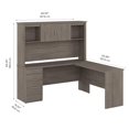thumbnail image 4 of Bureau en L 65L avec huche Logan de Bestar, érable argenté, 4 of 4