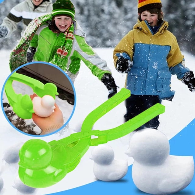Noehoiugi Large Plastic Snowball Maker Tool, 13.39 Inch Winter Outdoor Activity Mold For Easy Snow Play And Family Fun