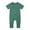 Green, variant on Otqutp 2024 Fashion Baby Boys Girls Cotton Rompers Footless Pajamas Zipper Short Sleeve Sleeper Jumpsuit for 0 to 24 Months