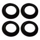 thumbnail image 1 of 4 piezas E14 E12 Anillos exteriores Portalámparas E14 Anillos de casquillo de lámpara Virola Base de bombilla negro, 1 of 9