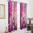thumbnail image 3 of Romantic Paris Eiffel Tower Study Room Living Kitchen Bedroom For Blackout Curtain Printed 2 Panels, 3 of 6
