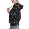 thumbnail image 2 of Lsque New Year Pattern Casual Women's Hoodie,Hooded Sweatshirt with Kangaroo Pocket,Pullover Hoodie with Eye-catching Drawstrings-XX-Large, 2 of 7