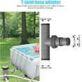 thumbnail image 3 of Pool Hose Connector,1.5" to 1.25" T-Joint Pool Hose Adapter for Filter Pumps & Pool Hoses,Leak-Proof,Durable Pool Maintenance Accessory,Any Model of General, 3 of 4