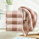thumbnail image 1 of Accesorios de baño Toalla grande de polar con cuadros corales de secado rápido y toallas sanitarias muy absorbentes, suaves, cálidas y cómodas., 1 of 6