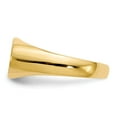 thumbnail image 3 of 14K Yellow Gold Ring Band Signet 7.0x13.5mm Open Back, Size 8, 3 of 5