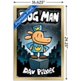 thumbnail image 3 of Dog Man - Book Cover (2016) Wall Poster, 14.725" x 22.375" Framed, 3 of 4