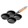 thumbnail image 4 of GUOOL Divided Frying Pan Durable Easy to Clean Skillet Cookware with Anti Scald Handle A, 4 of 9