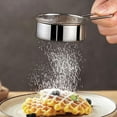 thumbnail image 2 of Stainless Steel Strainer with Long Handle, Flour Sieve Mini Small Flour Sifter Strainer for Baking, Powder, Sugar and Coffee Pastas Tea Strainer - Stainless Steel Baking Tools - Diameter 2.5 Inch, 2 of 7