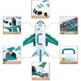 thumbnail image 2 of Aircraft Vehicle Playset, Inertia Wheel Airplane with Vehicles Educational Toy Set, 1 Large Plane, 4 Alloy Car, Christmas Birthday gift, Learning gifts for Toddlers Over 3 Years Old, 2 of 8