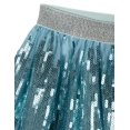 thumbnail image 5 of Disney Frozen Little Girls' Long Sleeve Tee and Sequin Skirt Set Ice Blue Elsa, 5 of 6