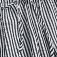 thumbnail image 4 of Ynynloco Girl's 2 Piece Summer Outfits Bow Striped Ruffle Peplum Tank Top Matching Wide Leg Pants Cute Clothing Sets 9-16 Years, 4 of 8