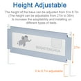Bed Rail for Toddlers 59in Infants Safety Bed Guardrail, Vertical