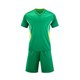 thumbnail image 2 of Conjuntos de blusas y camisas de manga corta con cuello en V. Conjunto de traje de fútbol de color sólido para niños para juegos deportivos universitarios, partidos de rendimiento, uniformes de entren, 2 of 5