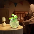 thumbnail image 5 of SLYNSHome LED Night Light for Girls Lotus Lights DIY Present Lamps Kids Nightlight for Bedside Bedroom Decoration Birthday Gifts (Green), 5 of 7