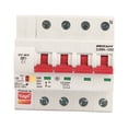 thumbnail image 1 of Uadme Disyuntor, 1P/2P/3P/4P WiFi Inteligente Disyuntor Aplicación de teléfono Interruptor Remoto PA66-DSM Carcasa ignífuga AC220V(4P 40A), 1 of 8