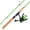 Green, variant on Wakeman Kettle Series Fishing Rod and Reel Combo (Green)