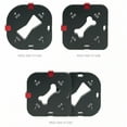 thumbnail image 4 of Aluminum Routers Corner Jigs Template for Precise Arcs Cutting 15-R30/R35-R50, 4 of 8