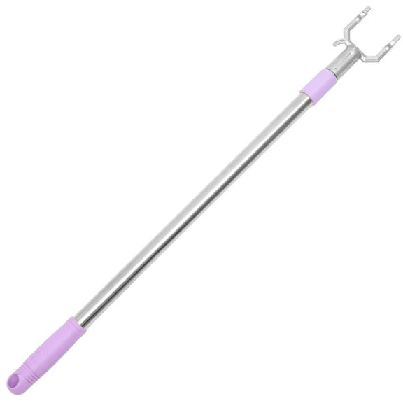 Pawsdot Clothes Line Pole Extendable Rod Pole Stainless Steel for Laundry 1 Set