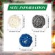 thumbnail image 3 of 30 Piezas Bolas Decorativas Para Tazón Centro de Mesa Bolas De Mimbre De Mimbre 1.8 Pulgadas Blanco Gris Azul Bolas Decoración Florero Relleno Orbes Esferas Rellenos De Tazón Hogar De, 3 of 5