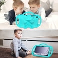 thumbnail image 2 of BMOUO Kids Case for Samsung Galaxy Tab A11+ Plus 11" 2026 / A9+ Plus 11 Inch 2023, with Strap, Shockproof Lightweight Handle Stand with Lanyard For Kids , Teal, 2 of 7