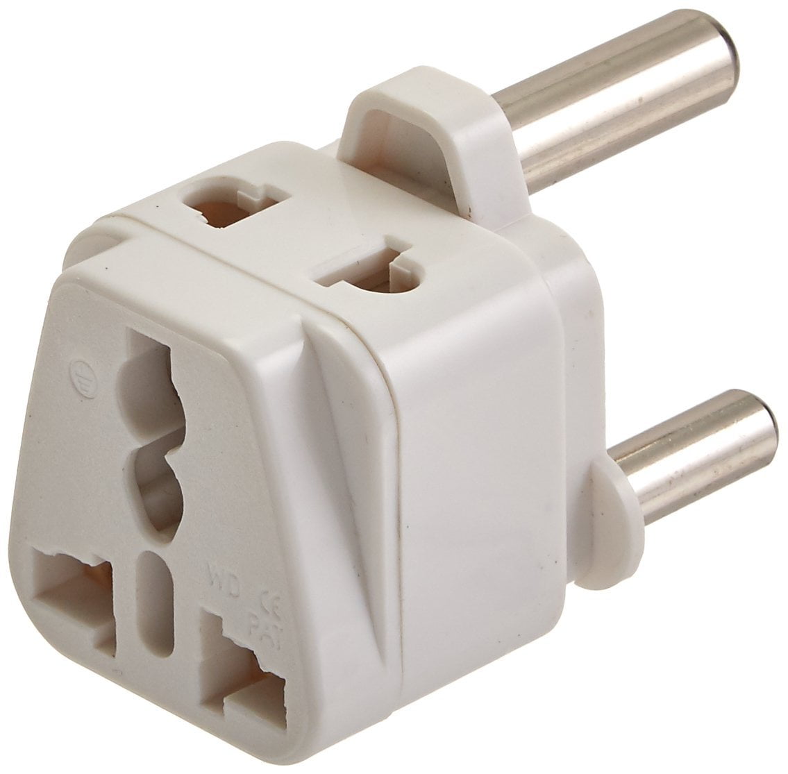 BA10L3P Grounded Universal 2in1 Type M Plug Adapter 3 Pack