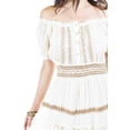thumbnail image 4 of Vestido bohemio escote campesino Roman Fashion /Juvenil, 24454 (Beige) beige G, 4 of 6