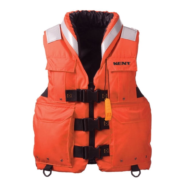 Chaleco de rescate Kent, grande, 15,5 libras, reflectante
