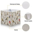 thumbnail image 3 of Foldable Fabric Storage Bin Home Cubes Clothing Organizer Bins Large Collapsible Box Basket for Home Organizer Birds Pattern, 3 of 8
