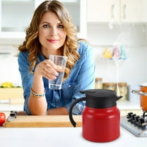 Stainless Steel Insulated Tea Kettle with Filter 800ml Capacity Leak Proof Double Wall Design