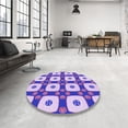 thumbnail image 4 of Ahgly Company Machine Washable Indoor Rectangle Transitional Purple Amethyst Purple Area Rugs, 2' x 3', 4 of 7