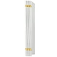 thumbnail image 4 of Red Lantern 4 ft. Short Woven Fiber Outdoor All Weather Folding Screen - 6 Panel - White, 4 of 6