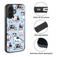 thumbnail image 2 of WIRESTER Shockproof Soft Rubber Cover Case for Apple iPhone 16 Plus 6.7" 2024, French Bulldog Funny Playful Postures On Light Blue Background, 2 of 5