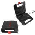 thumbnail image 5 of Sandwich Maker Small 4 Slice Panini Press Grill Non Stick Plate Adjustable Temperature Cool Touch Handle EU Plug 220V, 5 of 5